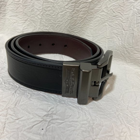 Levi's Men's Two-In-One Reversible Casual Jeans Belt SZ 40 - Picture 7 of 10